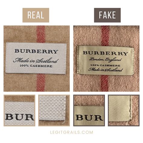 fake real burberry shirt|burberry scarf vs real.